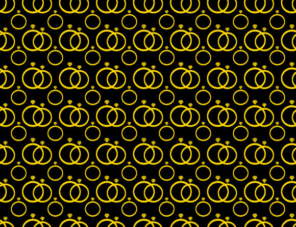 Anniversary Pattern Background Shaped Diamond Ring: Design Intelligence Meets Timeless Symbolism