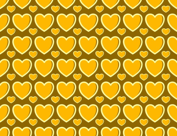 Anniversary Pattern Background Shaped Heart