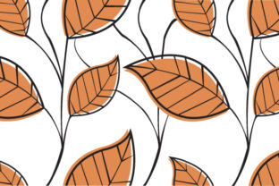 Autumn Leaves in Seamless Pattern