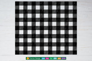 Buffalo Plaid Check Pattern SVG