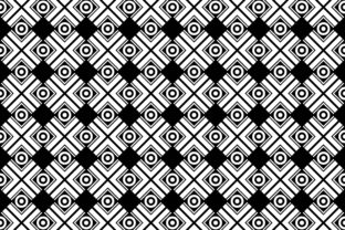 Diagonal Square and Round Pattern: A Versatile Seamless Vector Design for Textiles, Wallpaper & More