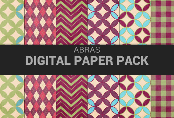 Retro Pattern Papers: Vintage Style, Modern Use