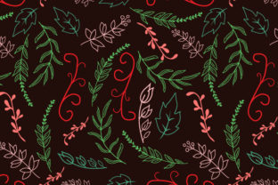 Seamless Small Floral Pattern Hand Drawn