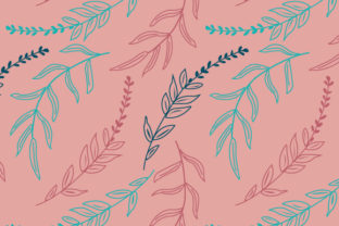 Seamless Small Floral Pattern Hand Drawn Doodle