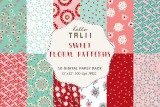 Sweet Floral Digital Papers: Beautiful, Ready-to-Use Backgrounds for Creative Projects